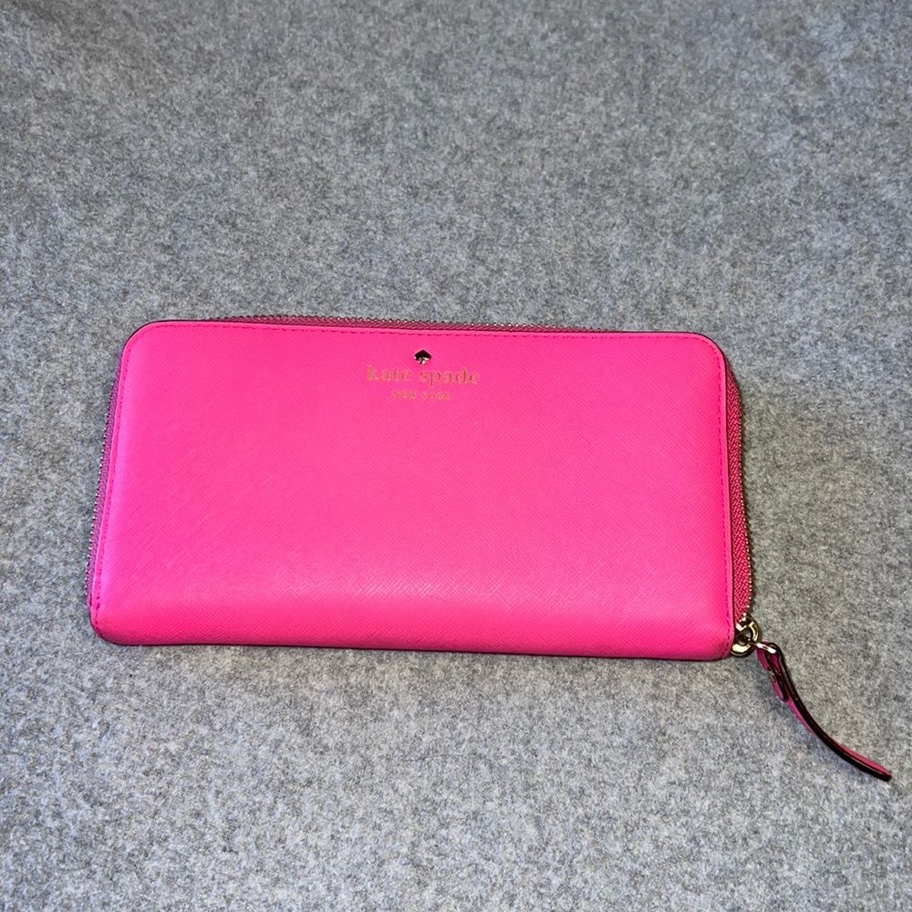 Kate spade zip around wallet